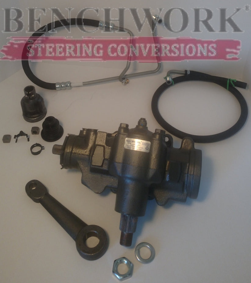 19721979 Jeep CJ Series Power steering gear conversion kit Benchwork